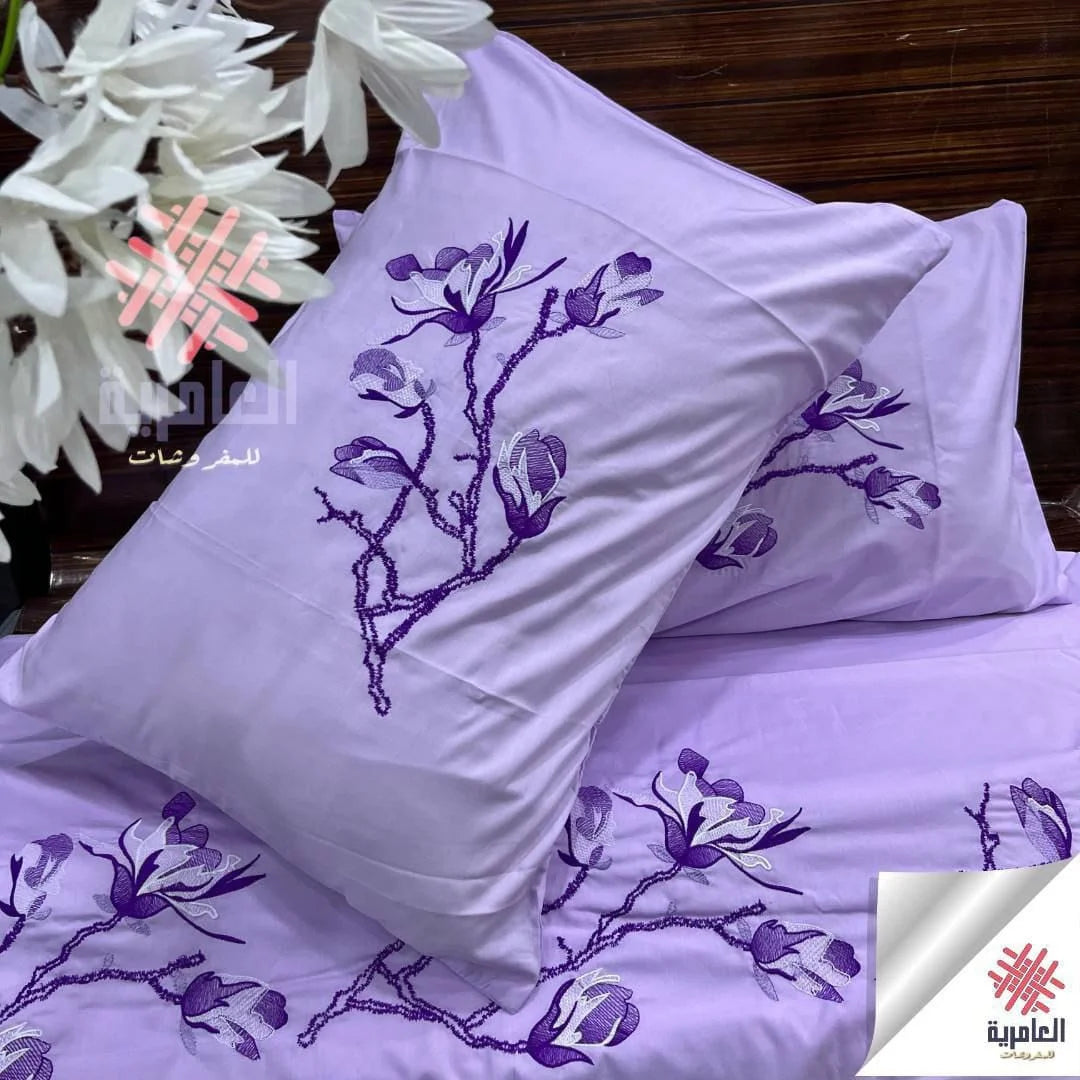 طقم توليب مطرز 5121