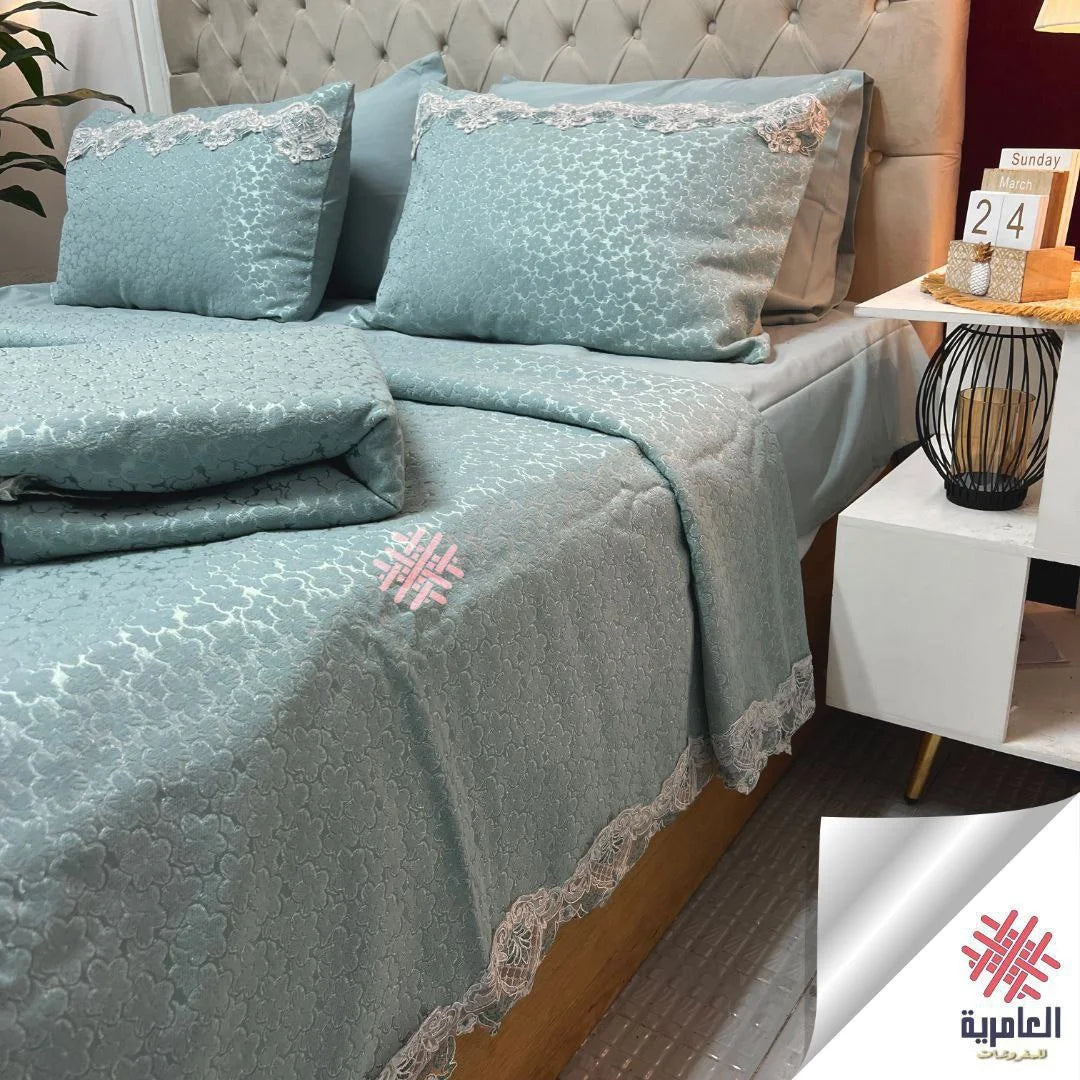 طقم كوفرته دانتيلا صغير 5204