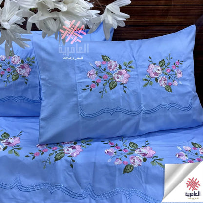 طقم ياسمينا السمينه صغير مطرز 5566