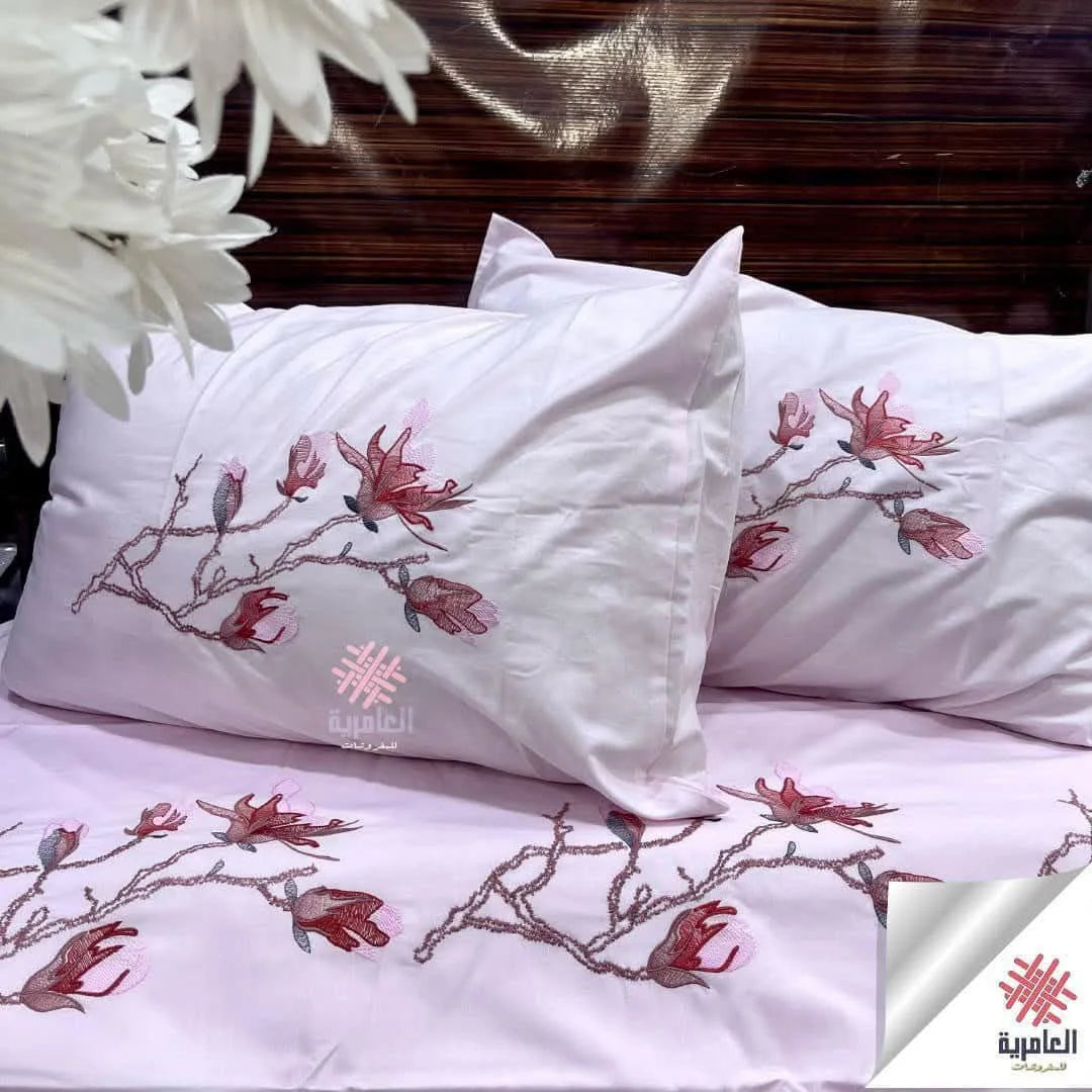 طقم توليب مطرز 5121