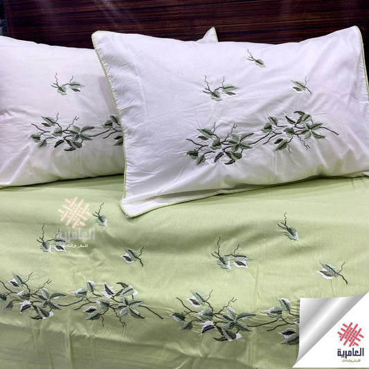 طقم النسيم ماتشنج مطرز 	5101