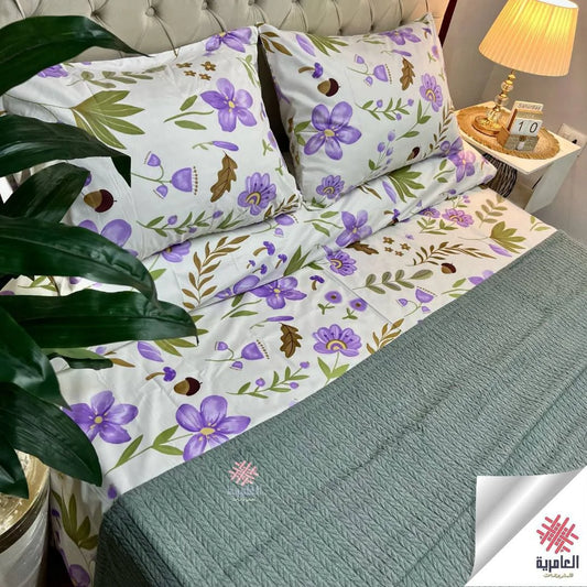 كوفرته + طقم سرير كبير 5492