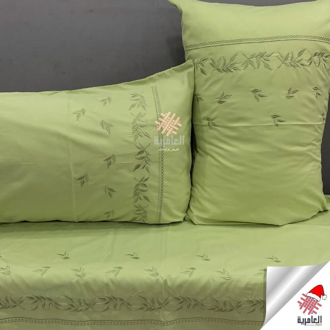 طقم ورق شجر مطرز 5133