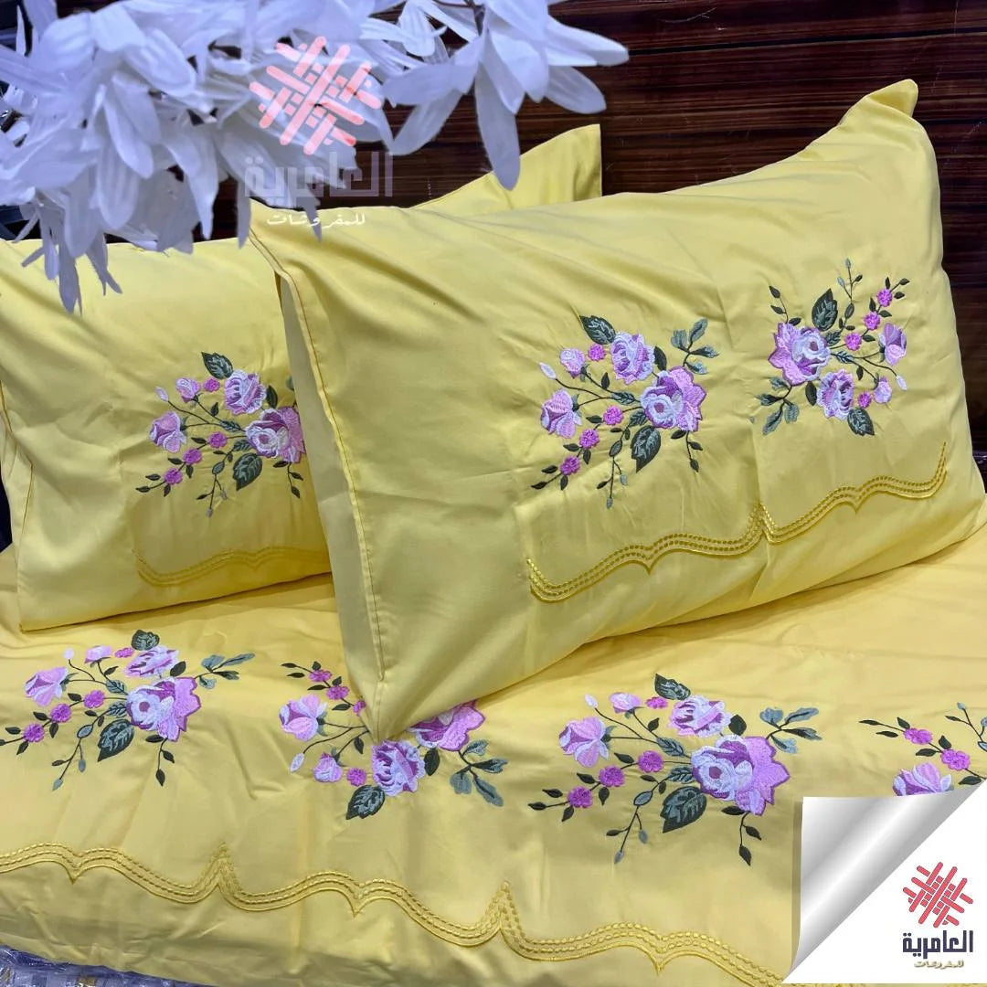 طقم ياسمينا السمينه صغير مطرز 5566