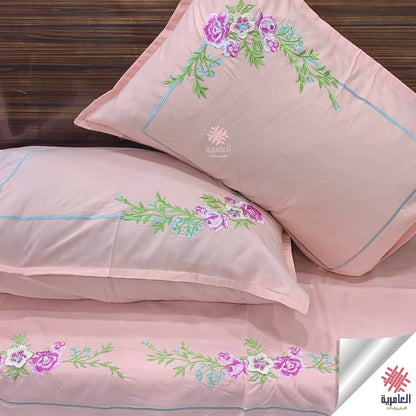 طقم وردة طائرة مطرز 5126